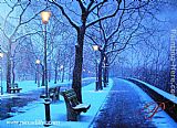 Winter At Riverside by Alexei Butirskiy
